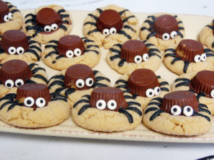 peanut butter spider cookies recipe