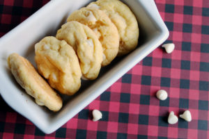 lemon white chocolate cookies #cookies #5ingredient #cakemixcookies #foodie #yum #easydessert