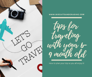 tips for traveling with your 6-9 month old