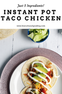 Instant Pot Taco Chicken #instantpot #pressurecooker #quickrecipe #easyrecipe #tacos #yum #foodblog