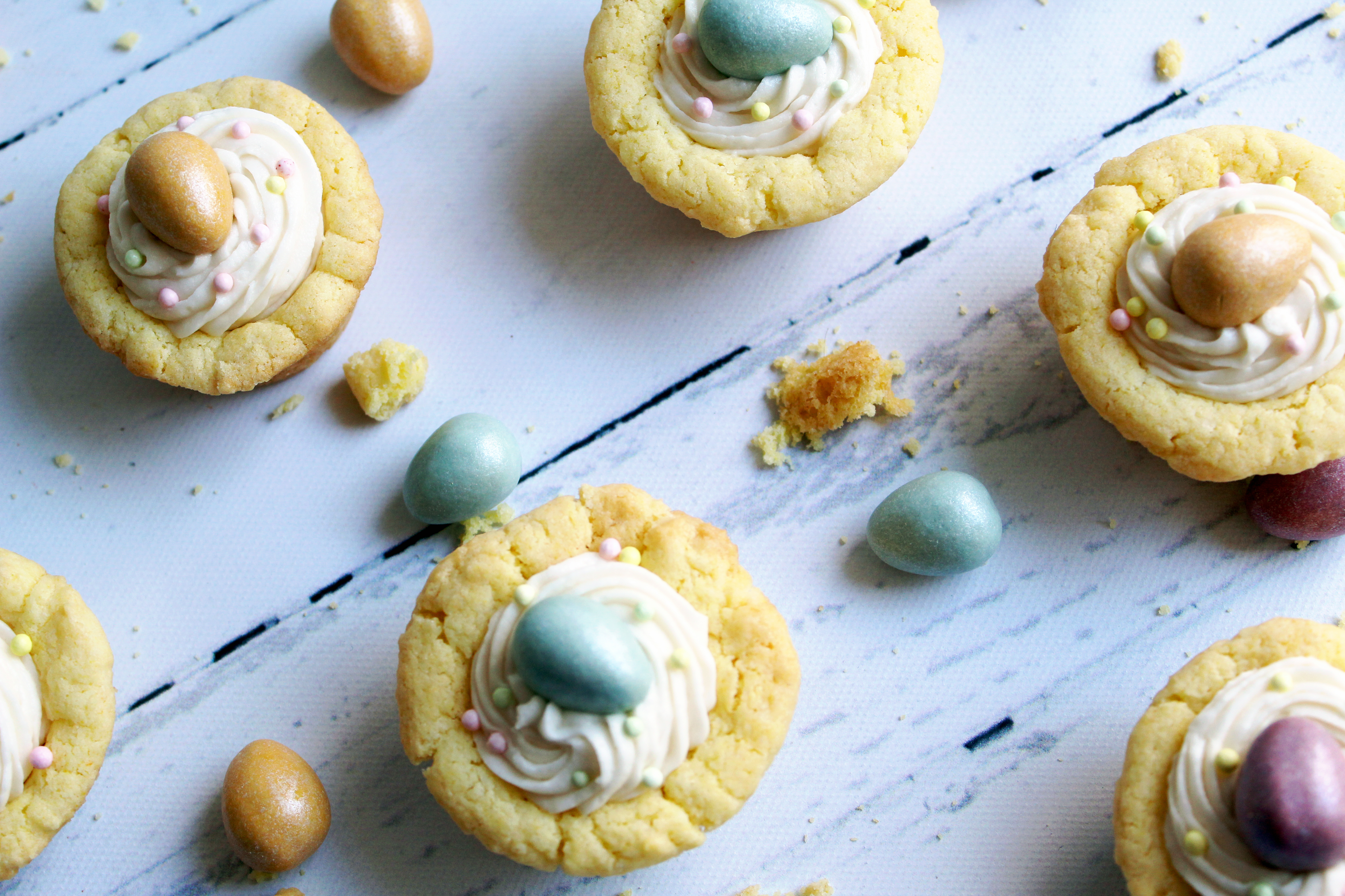 Lemon Cookie Cups - an Easy Easter Dessert
