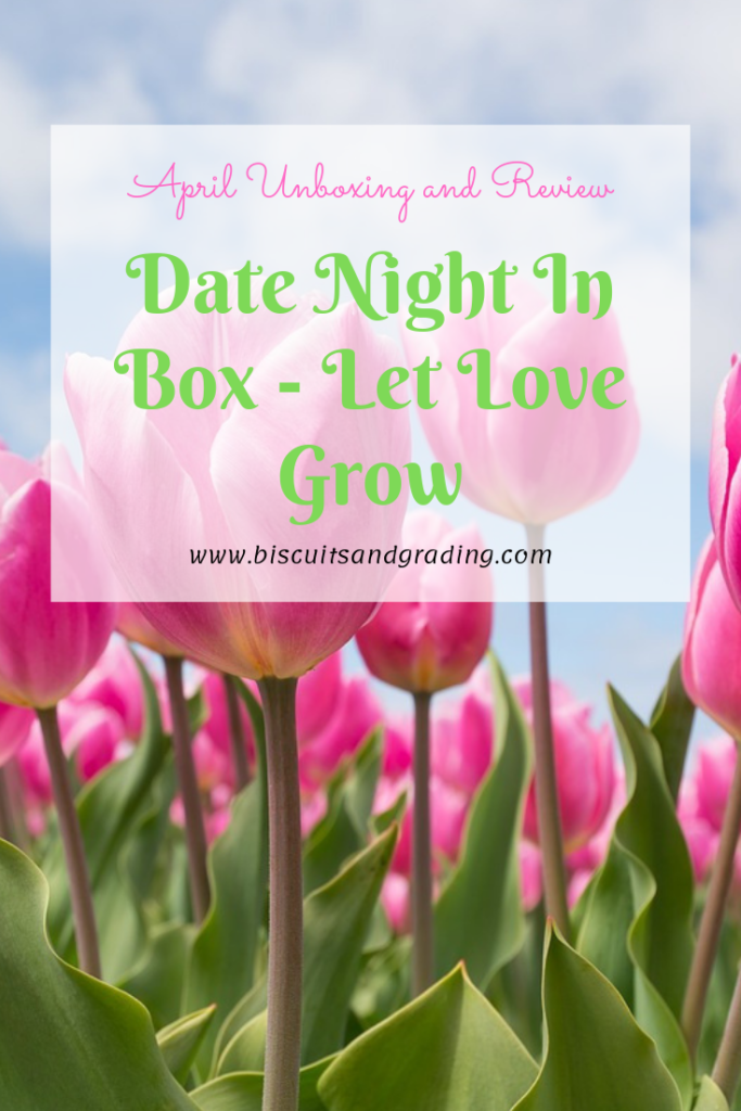 Date Night In April Box #datenight #subscriptionbox #dateideas