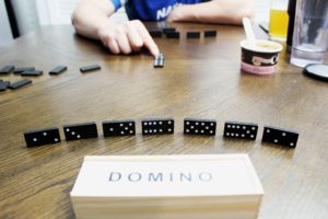 dominoes date night in june