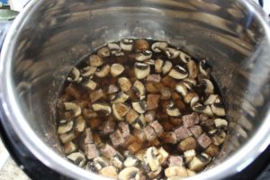 mushrooms and beef in instant pot