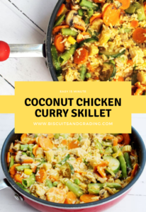 15 Minute Coconut Chicken Curry Skillet Pinterest