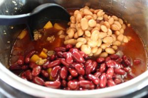 add beans to instant pot turkey chili
