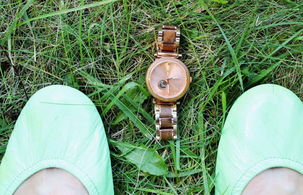 shoes grass and watch 1