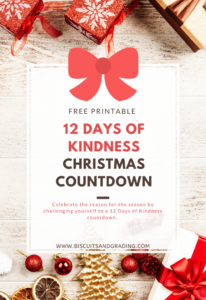 12 Days of Kindness Christmas Countdown