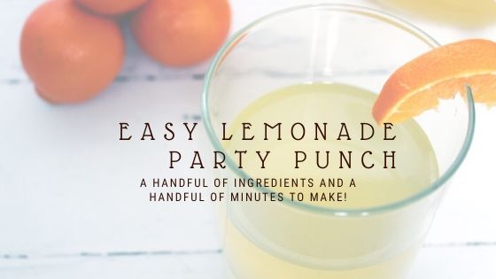 Easy Lemonade Party Punch