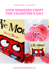 Love Monster Craft for Valentine's Day