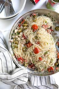 15 minute angel hair with chicken recipe