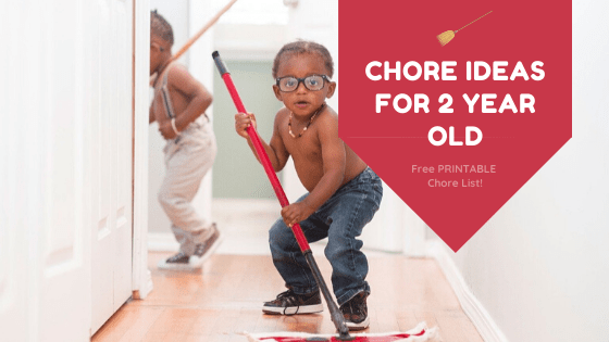 Chores for Two Year Olds – FREE Printable Chore List!
