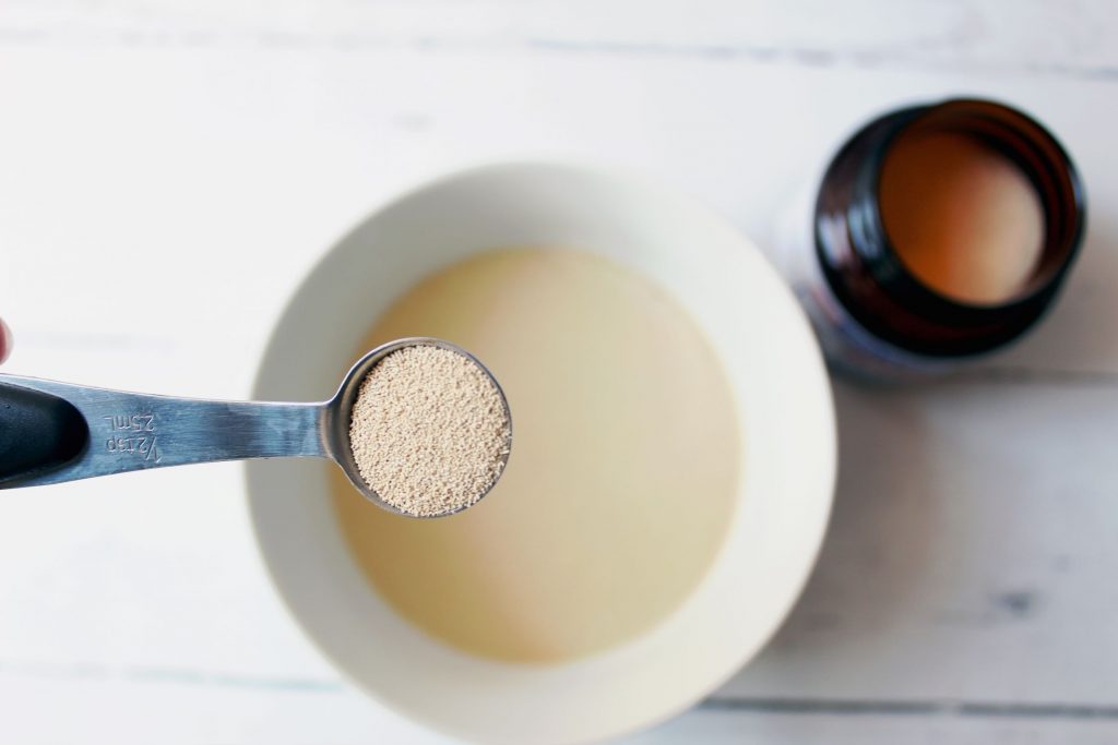 teaspoon of yeast in water 1