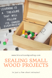 Sealing Small Wood Projects