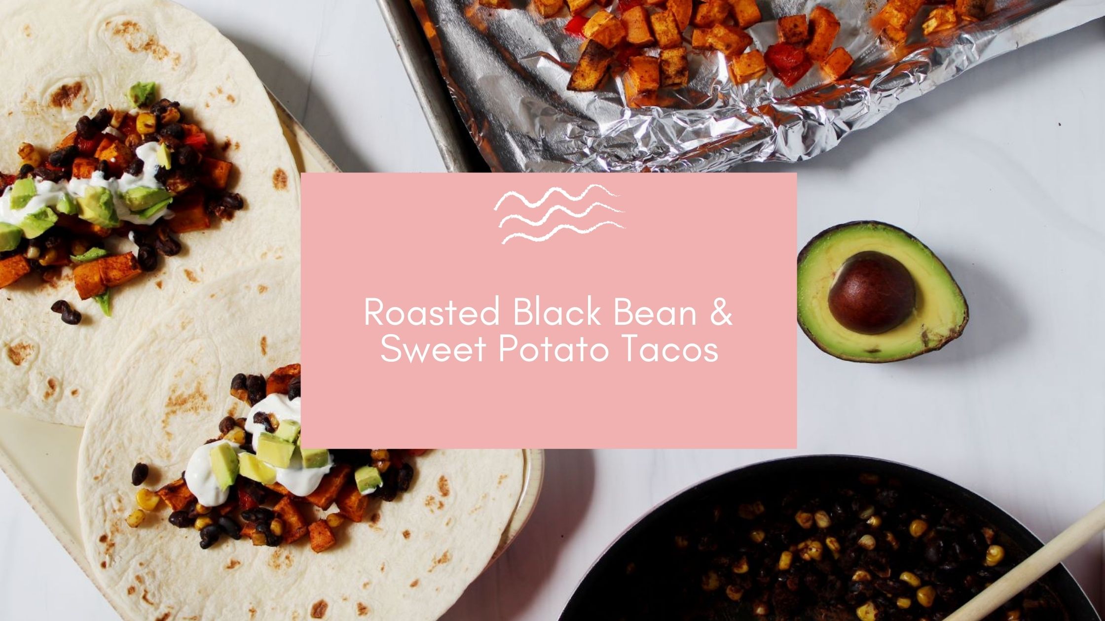 black bean tacos blog banner