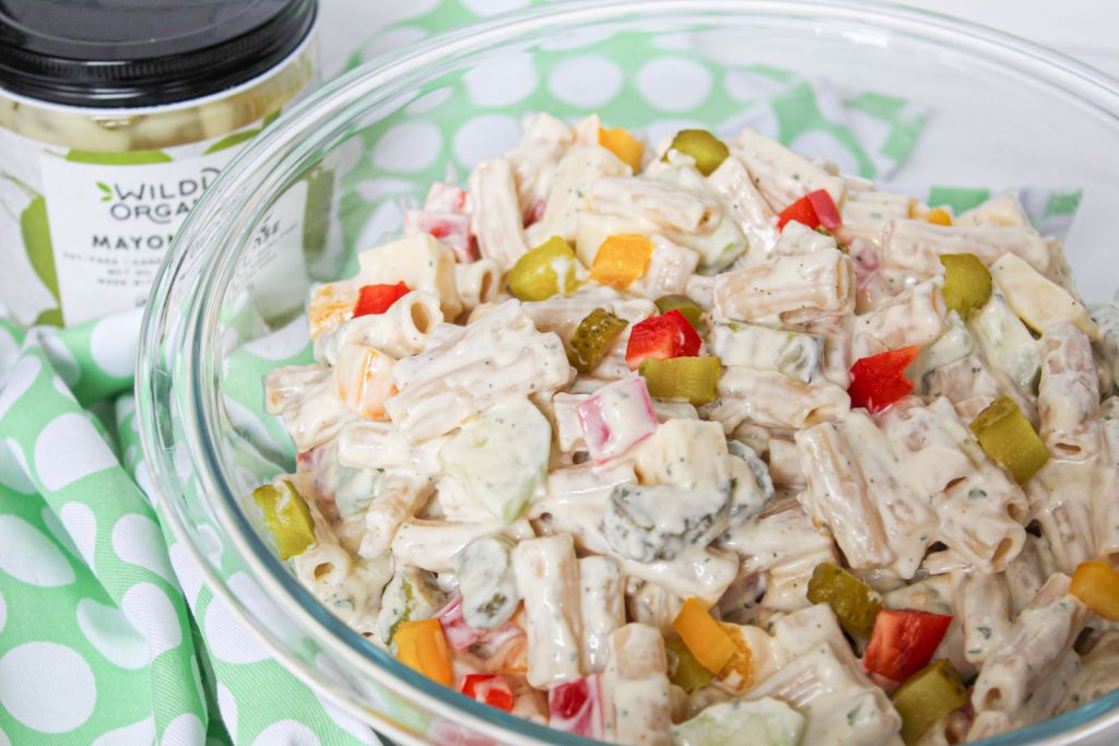 Creamy Ranch Pasta Salad with mayonnaise 1600