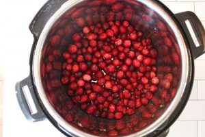 cranberries in instant pot 1