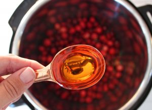 maple syrup over instant pot 1