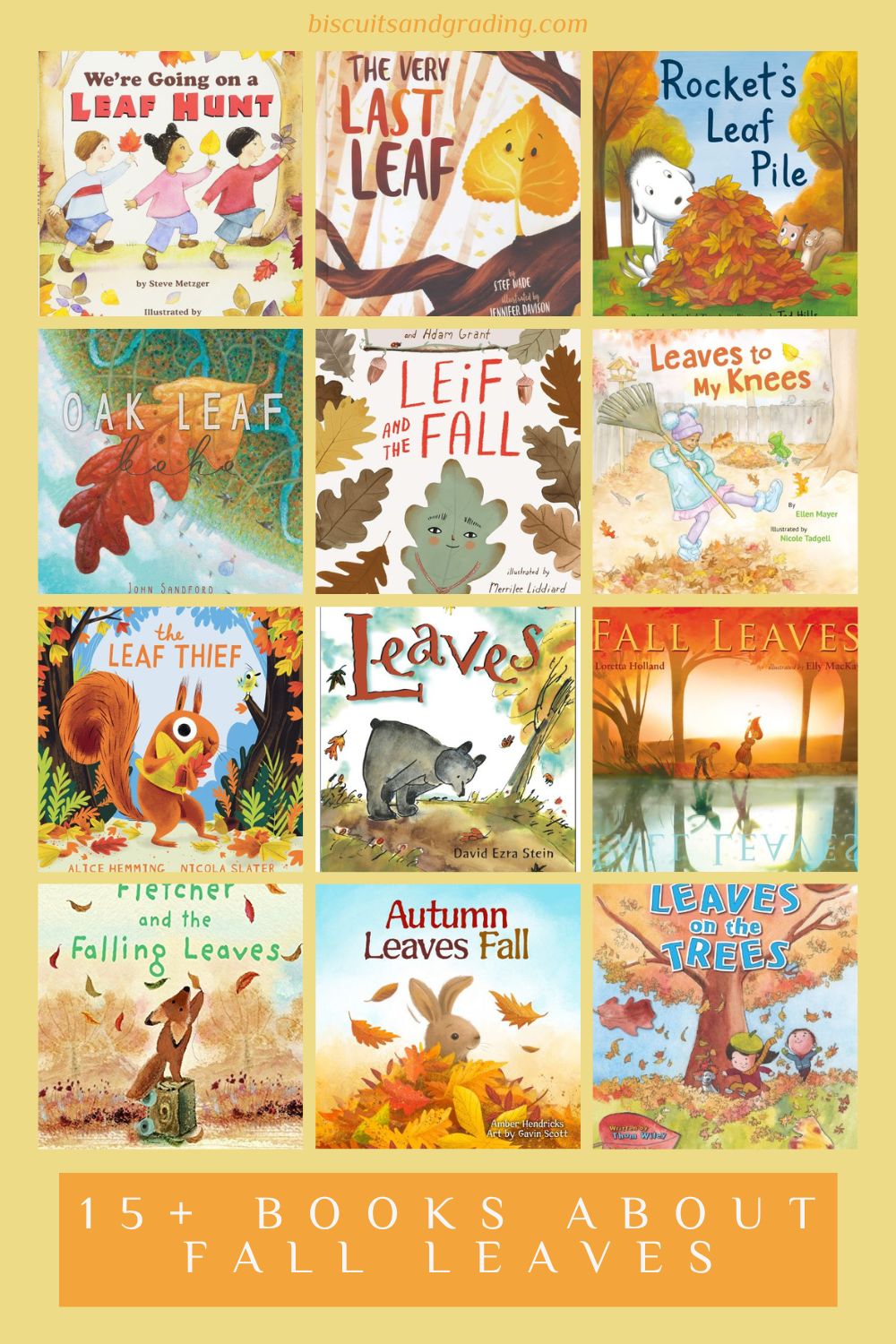 _15 books about fall leaves pinterest