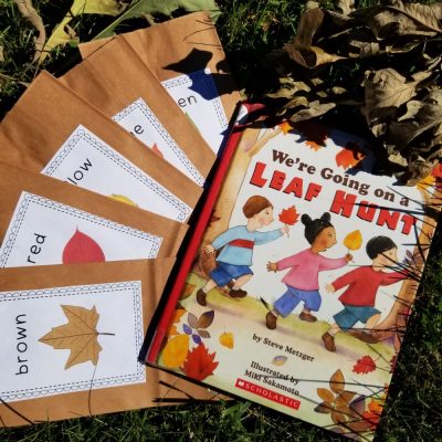 Fall Leaf Hunt + FREE Printable Book (Fall Leaves Week)