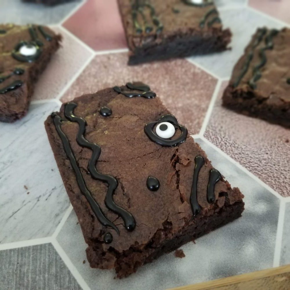 angled view Hocus Pocus Spell Book Brownies