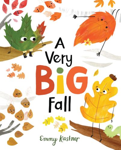 very big fall leaf people book